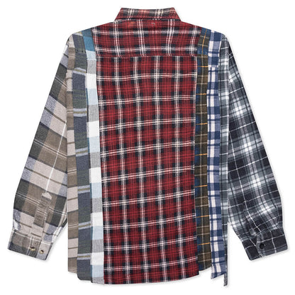 7 Cuts Flannel Shirt Assorted
