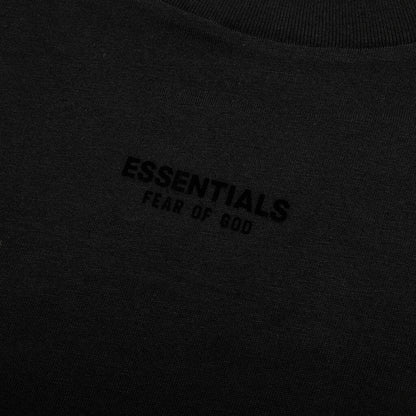Essentials L S Tee Jet Black