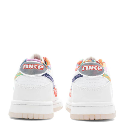 Dunk Low Multi Color Paisley GS White Diffused Blue White