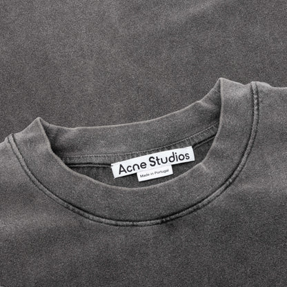 Garment Dyed Crew Neck T Shirt Fn Ux Tshi000018 Faded Black