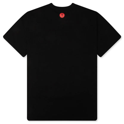 Taupe S S Tee Black