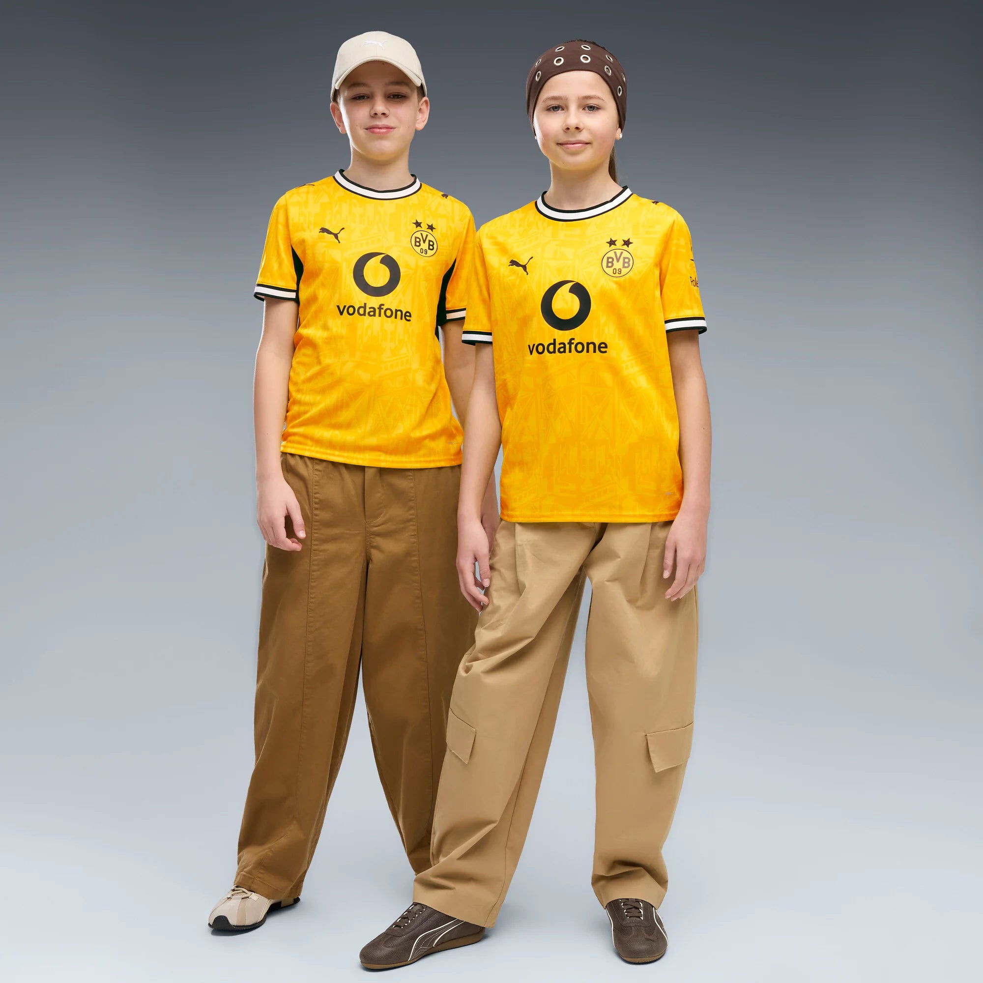 PUMA Borussia Dortmund Home Youth Soccer Jersey 2026 Yellow Black