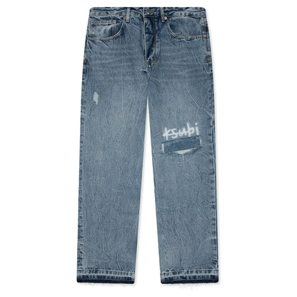 Anti K Trashed 1999 Pant Public Blue