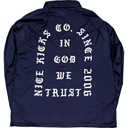Nice Kicks Pablo Coach Mens Jacket Navy