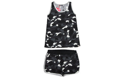 Womens City Tank Set Black