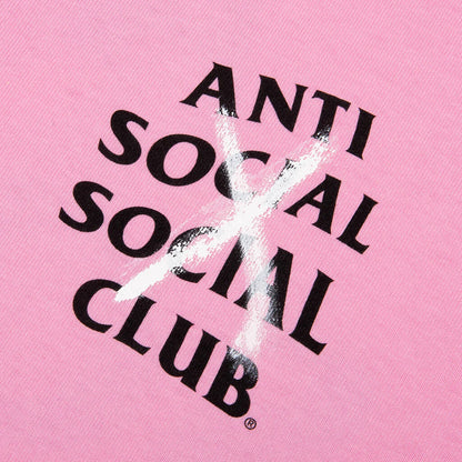 Cancelled Hand Painted Tee Pink
