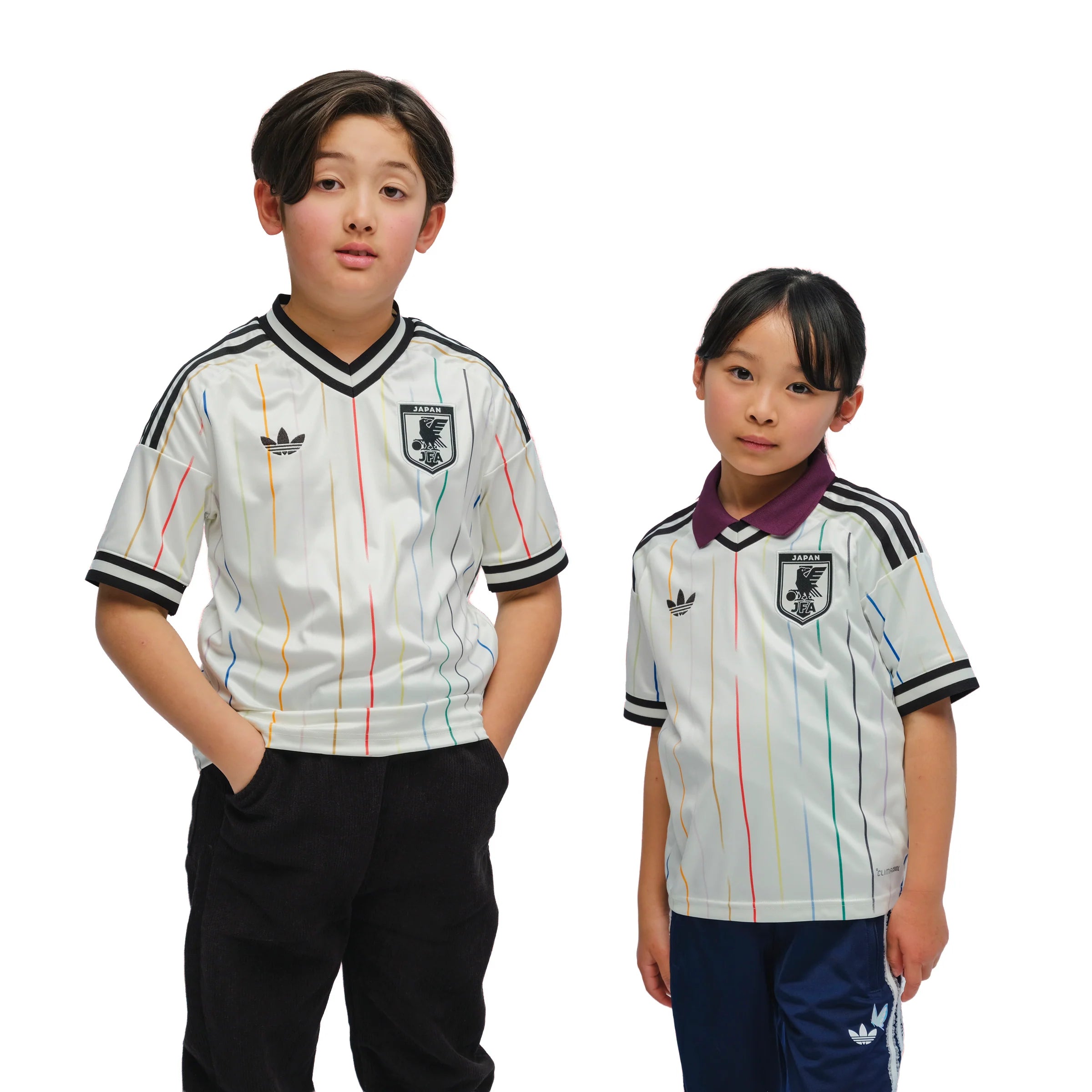 adidas Japan Away Youth Soccer Jersey 2026 White Black