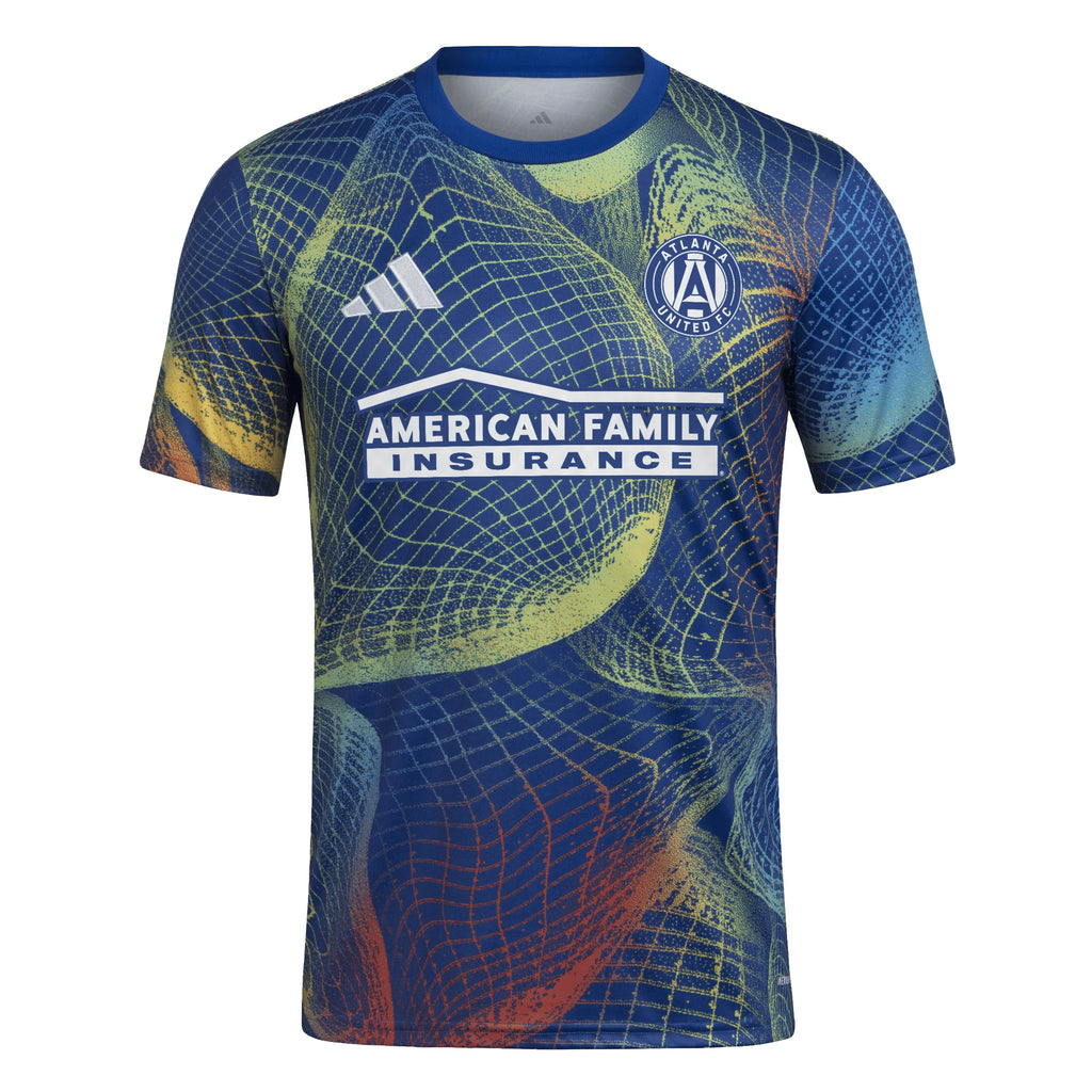 adidas MLS Preshi Uni Mens Soccer Jersey Royal