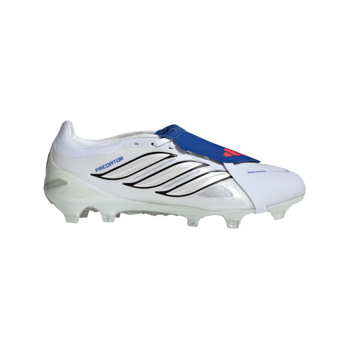 adidas Predator Pro Fold Over Tongue FG Firm Ground Mens Soccer Cleats White Zero Metallic Blue