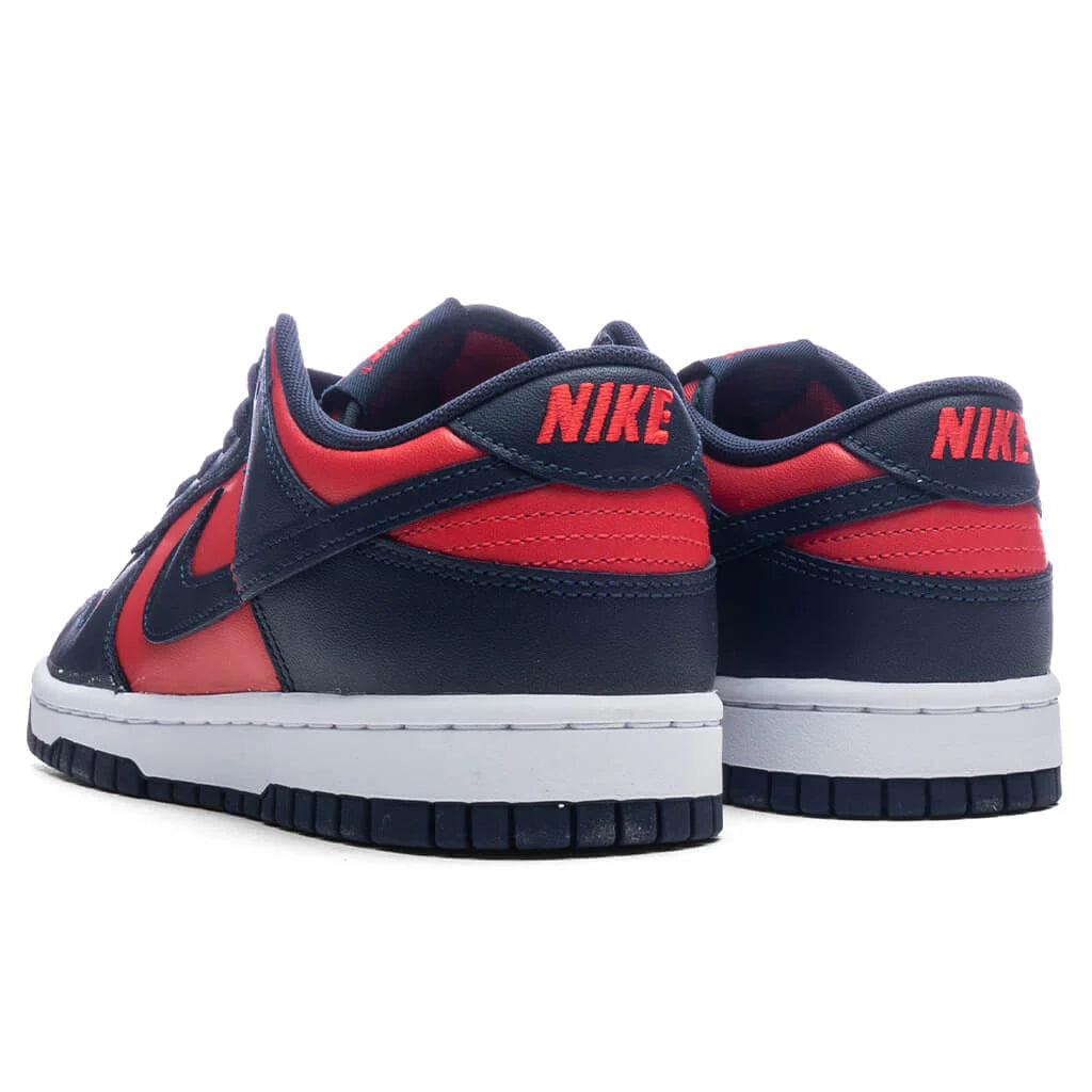 Dunk Low Retro University Red Obsidian White