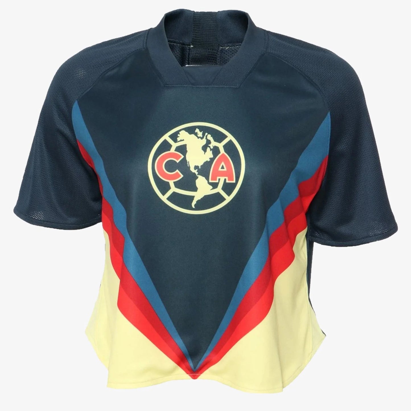 Nike Club America Womens Home Top Navy Chifon