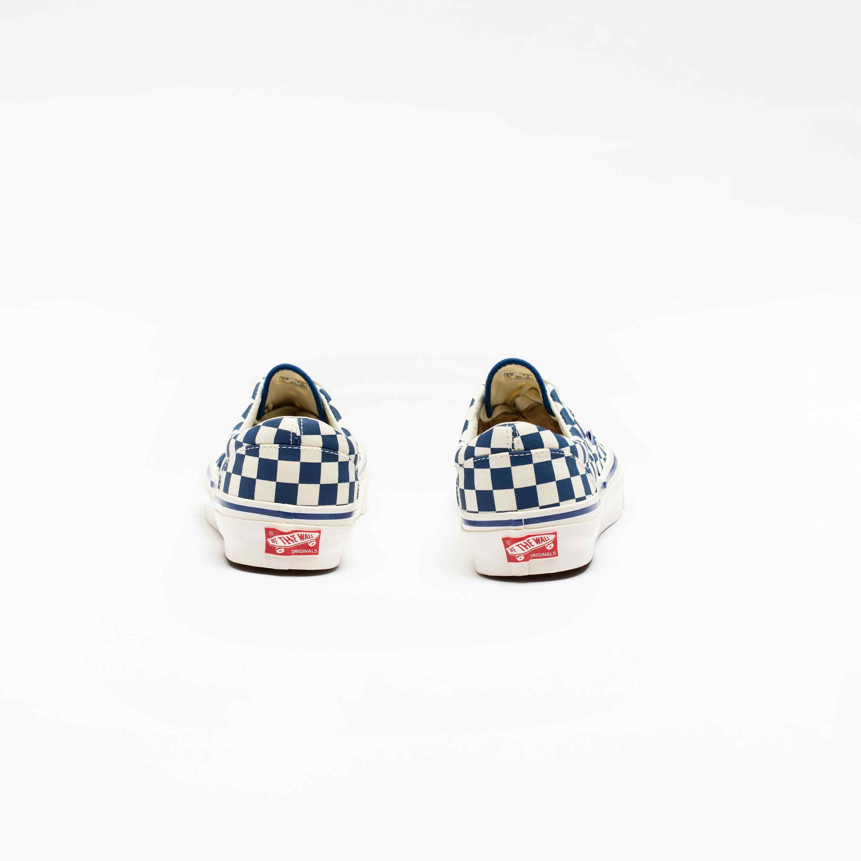 Vault OG Era LX Checkerboard Mens Lifestyle Shoe Blue White