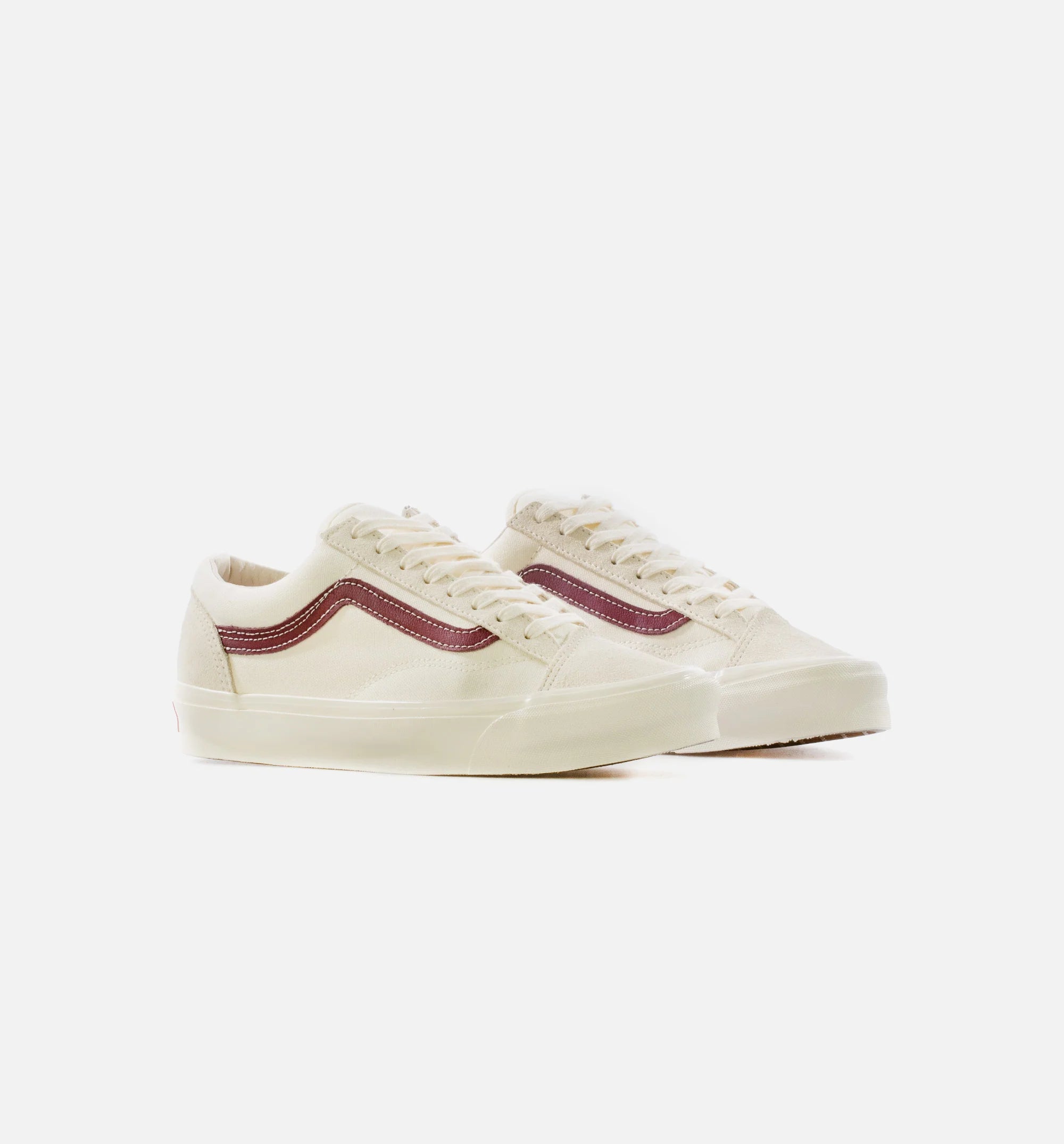 OG Style 36 LX Mens Skate Shoe Cream Burgundy