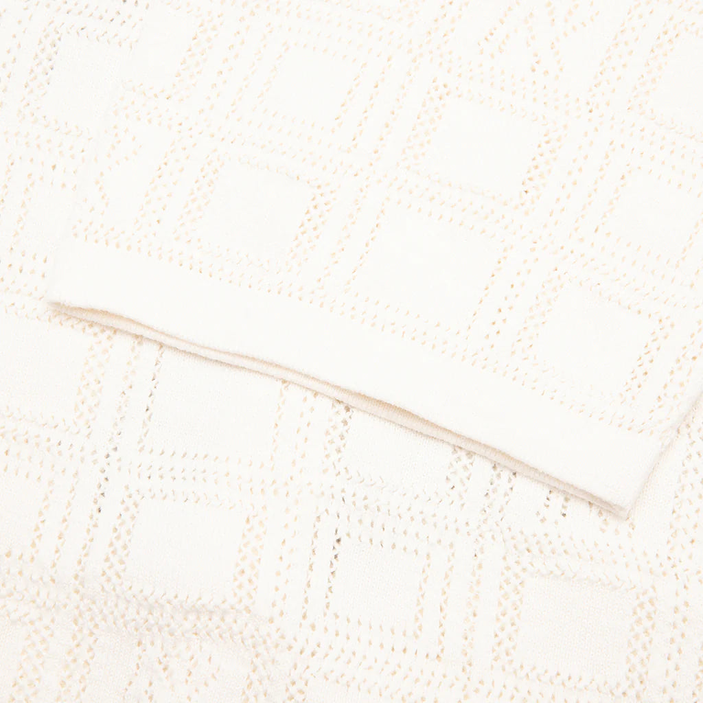Lace Knit Shirt Chalk