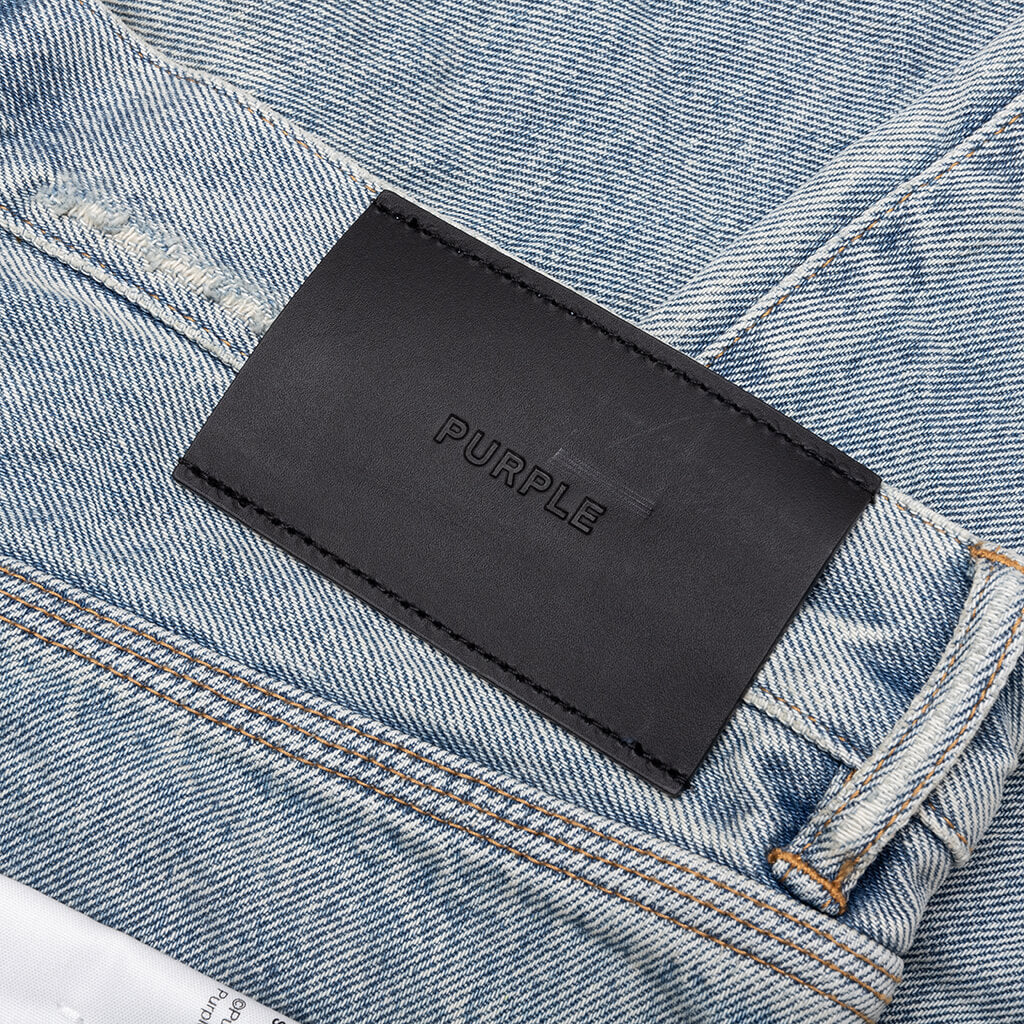 Knee Blowout Dirty Jeans Light Indigo