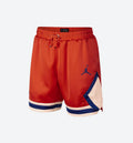Air Jordan Satin Diamond Mens Shorts Gym Red White Black