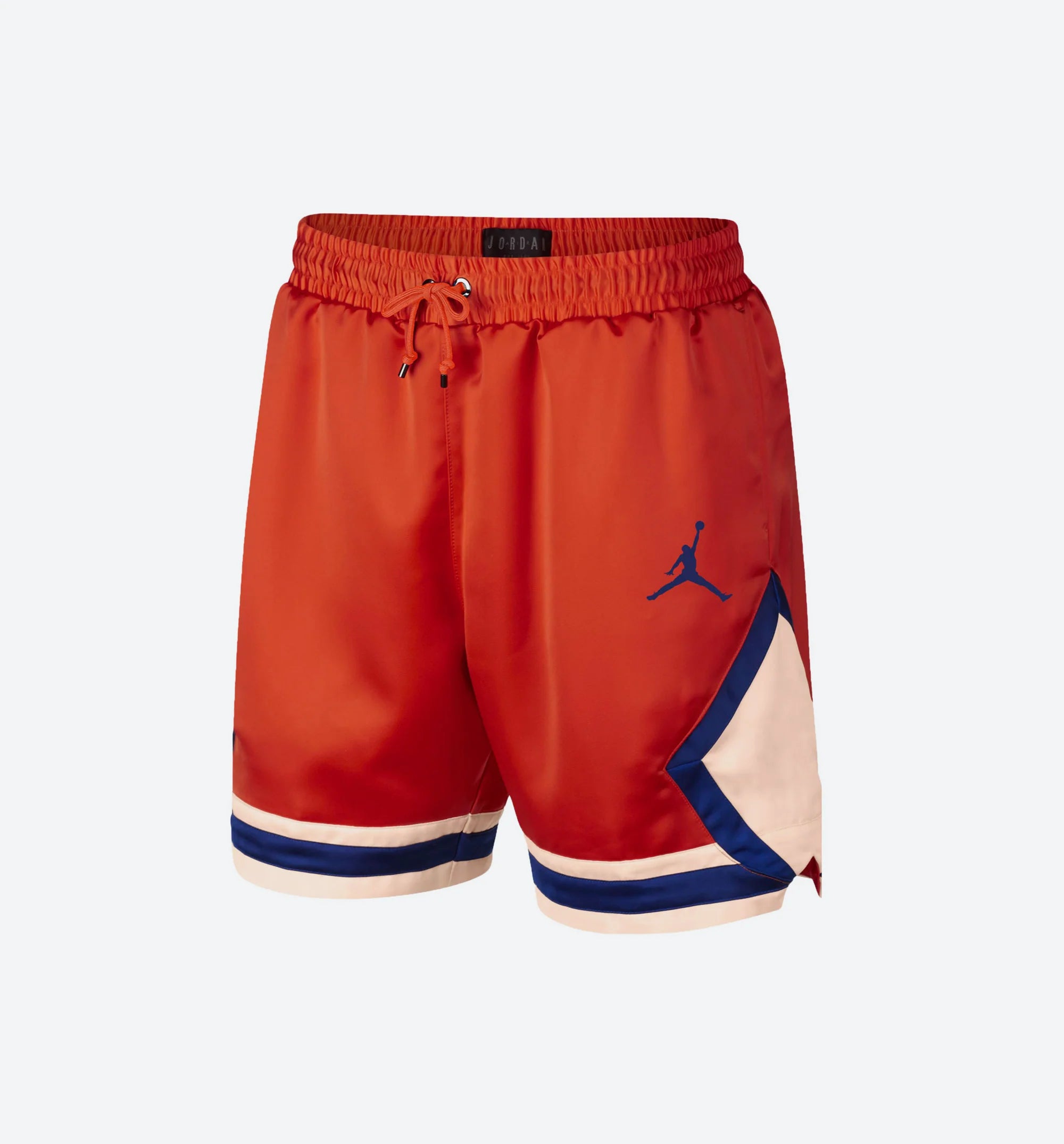 Air Jordan Satin Diamond Mens Shorts Gym Red White Black
