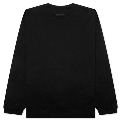 Essentials L S Tee Jet Black