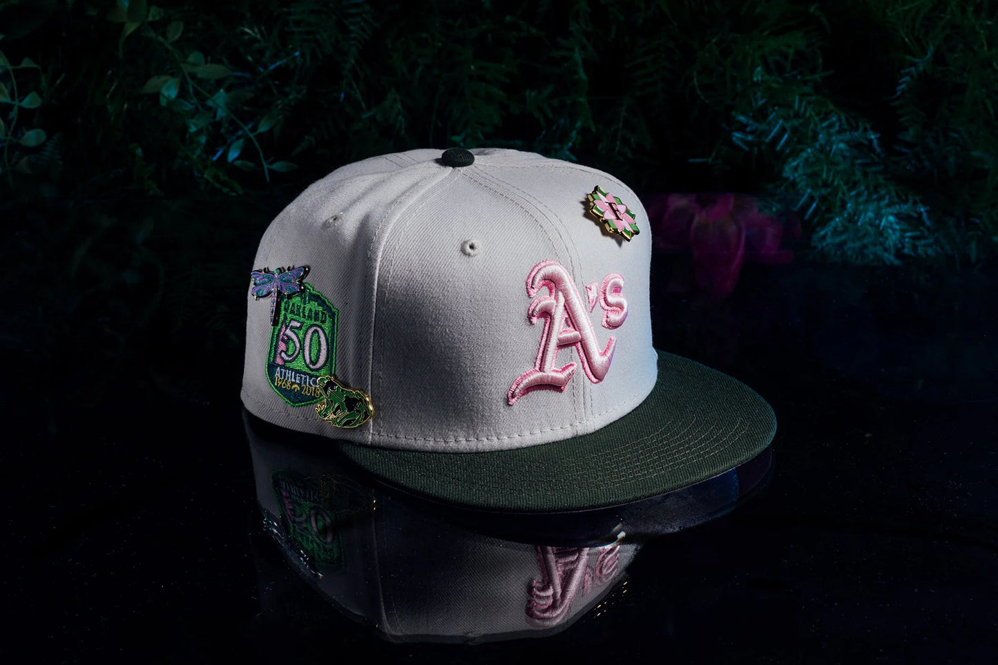 Feature x New Era Lotus 59FIFTY Fitted Oakland Athletics