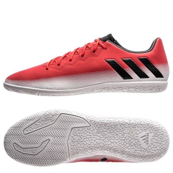 adidas Messi 163 IN Indoor Soccer Shoes Red Black White
