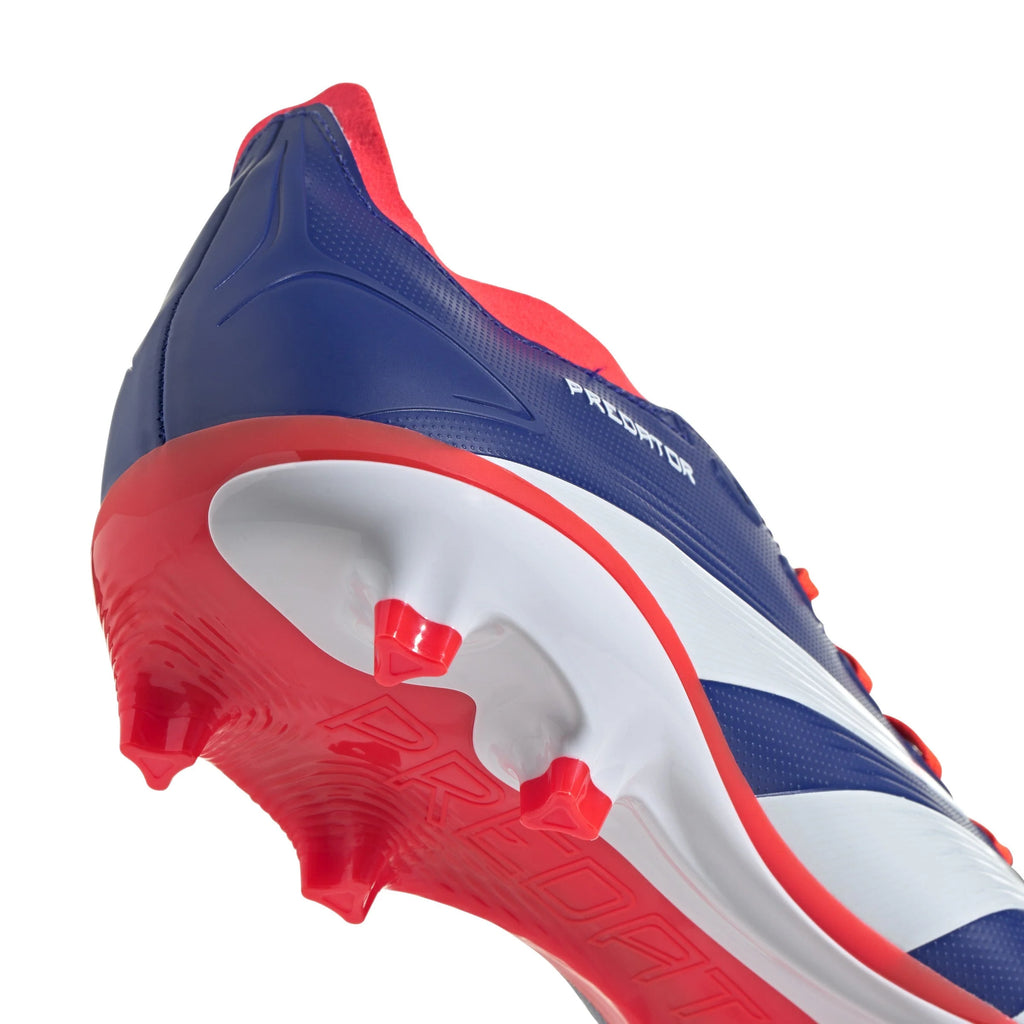 adidas Predator League FG Firm Ground Soccer Cleats Lucid Blue White Solar Red