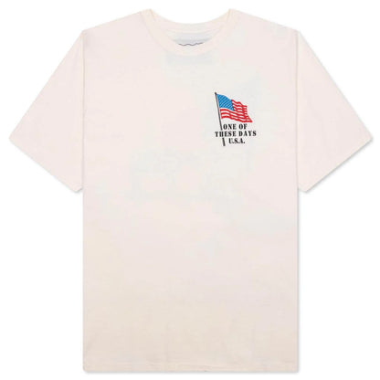American Flag Cowboy Tee Bone