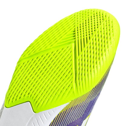 adidas F50 League Indoor Soccer Shoes Kids Purple White Lemon