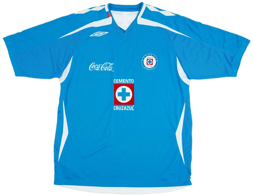 Umbro Youth Cruz Azul Home Jersey 2008 2009 Blue