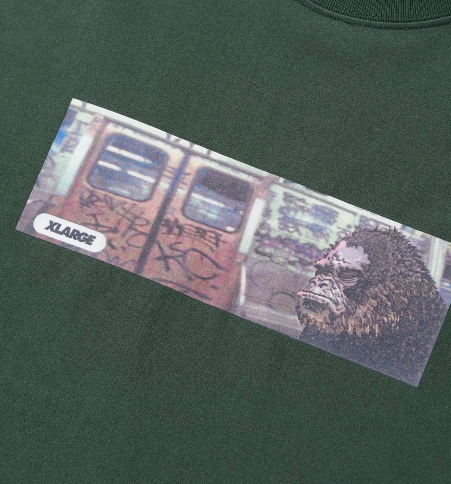 Subway Mens Short Sleeve Shirt Green