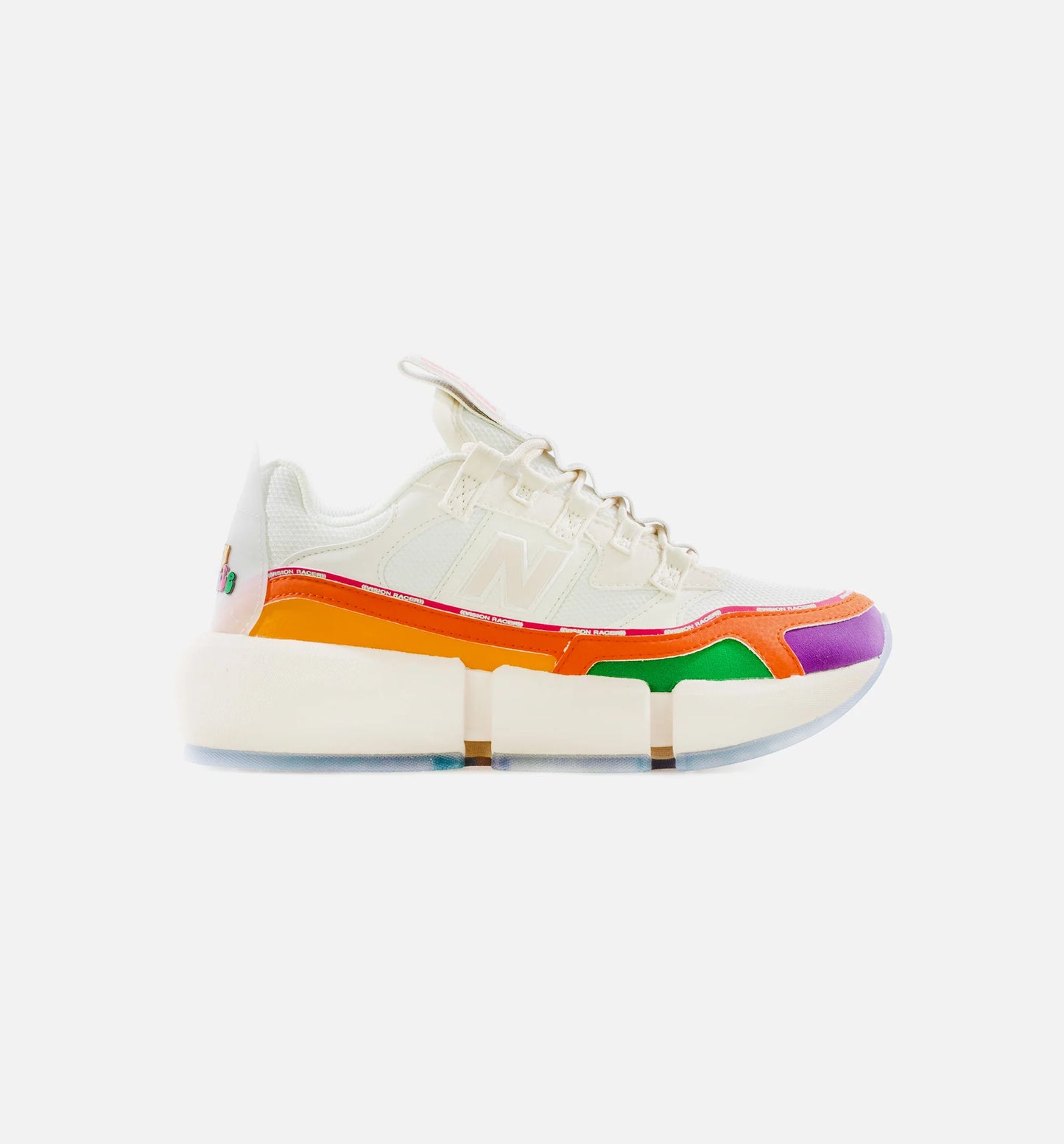 Vision Racer Trippy Summer Mens Lifestyle Shoe White Orange