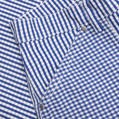 Ultra Plaid Shorts Blue