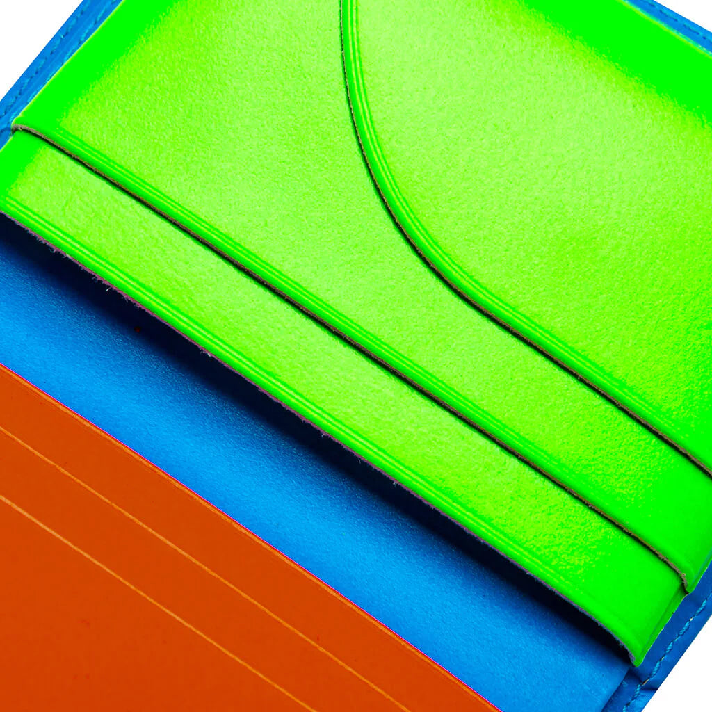 SA0641SF Super Fluo Wallet Blue Green