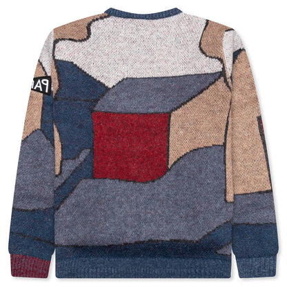 Your Street Knitted Pullover Blue