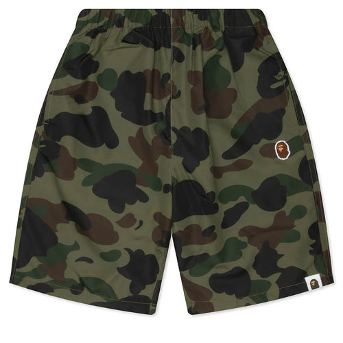 Kids 1st Camo One Point Beach Shorts Green