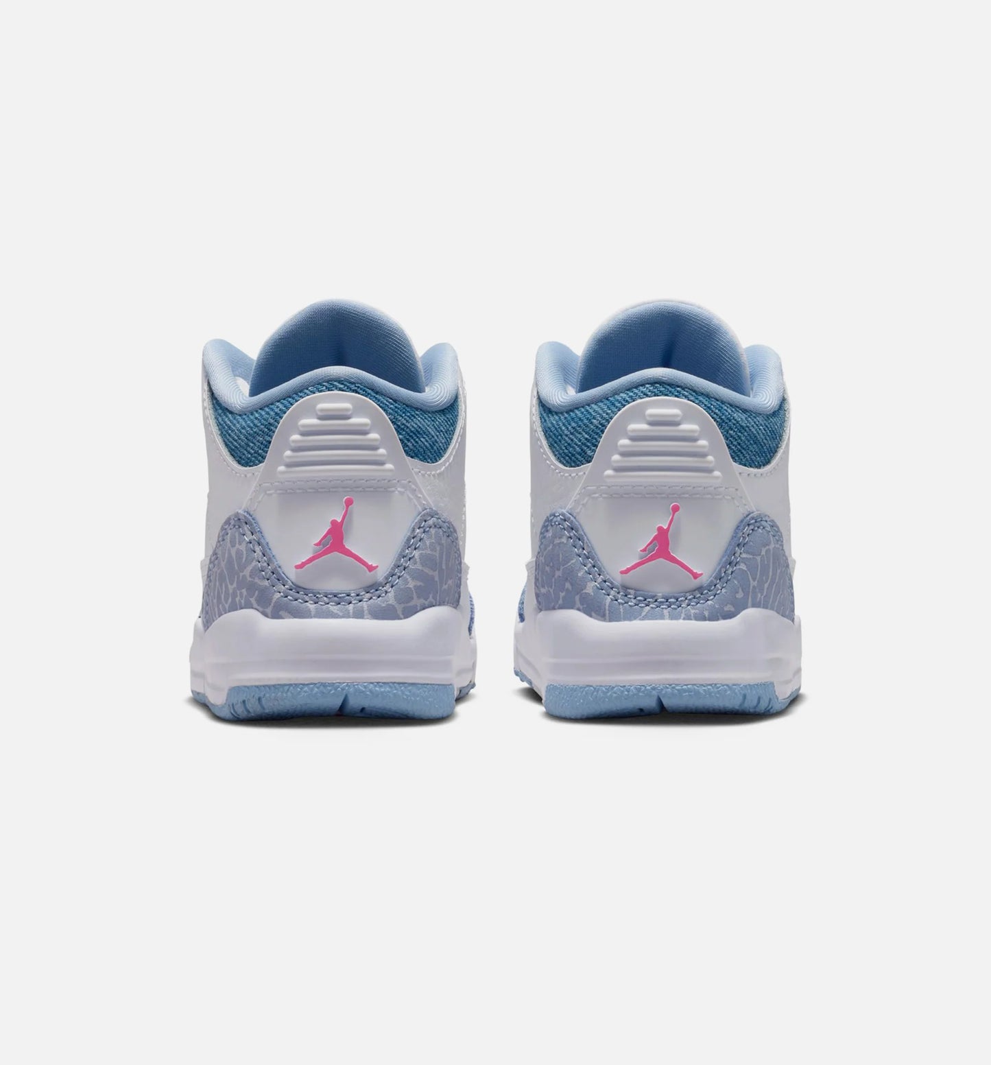 Air Jordan 3 Retro Cobalt Bliss Infant Toddler Lifestyle Shoe White Cobalt Bliss Football Grey Pink Glow