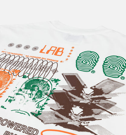 Flash Sheet Mens Short Sleeve Shirt Whte