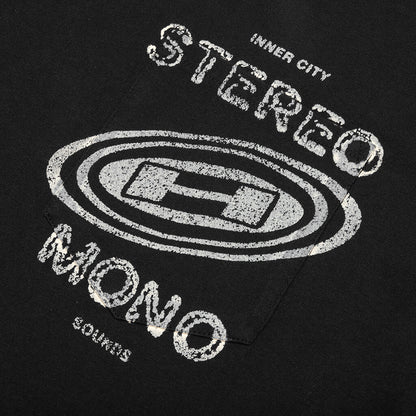 Stereo Mono Tee Black