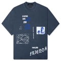 Id Rather Tee Vintage Blue