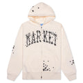 Galaxy Arc Zip Hoodie Unbleached Cotton