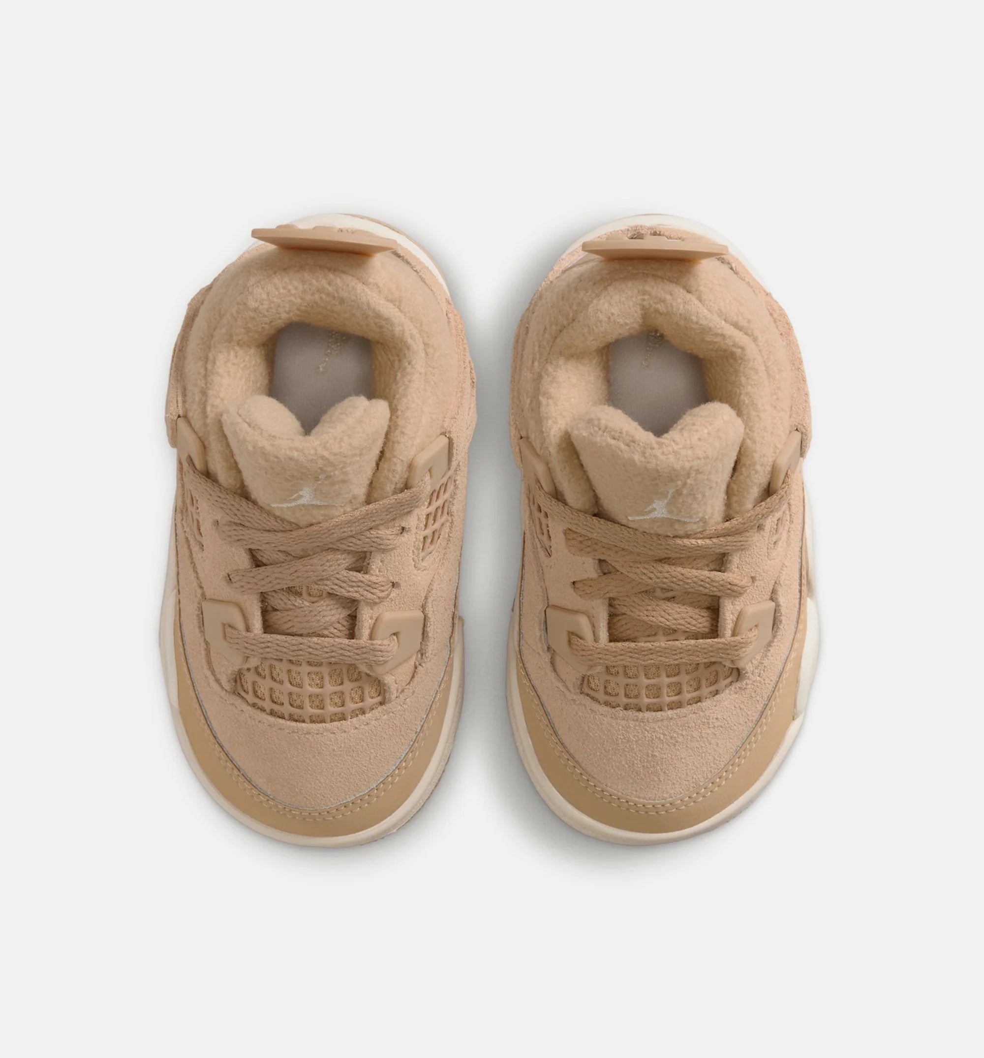 Air Jordan 4 Retro Cozy Girl Infant Toddler Lifestyle Shoe Hemp Light Orewood Brown