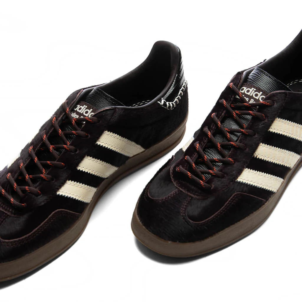 adidas Originals x Wales Bonner Gazelle Pony Aurora Coffee Wonder White Core Black
