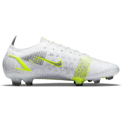 Nike Mercurial Vapor 14 Elite FG Firm Ground Soccer Cleats White Black Silver Volt