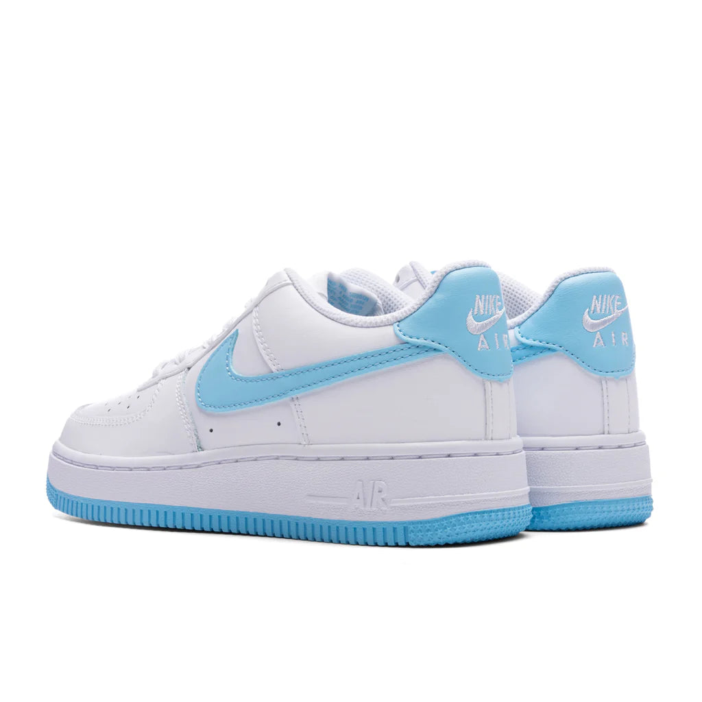 Air Force 1 LV8 GS White Aquarius Blue White