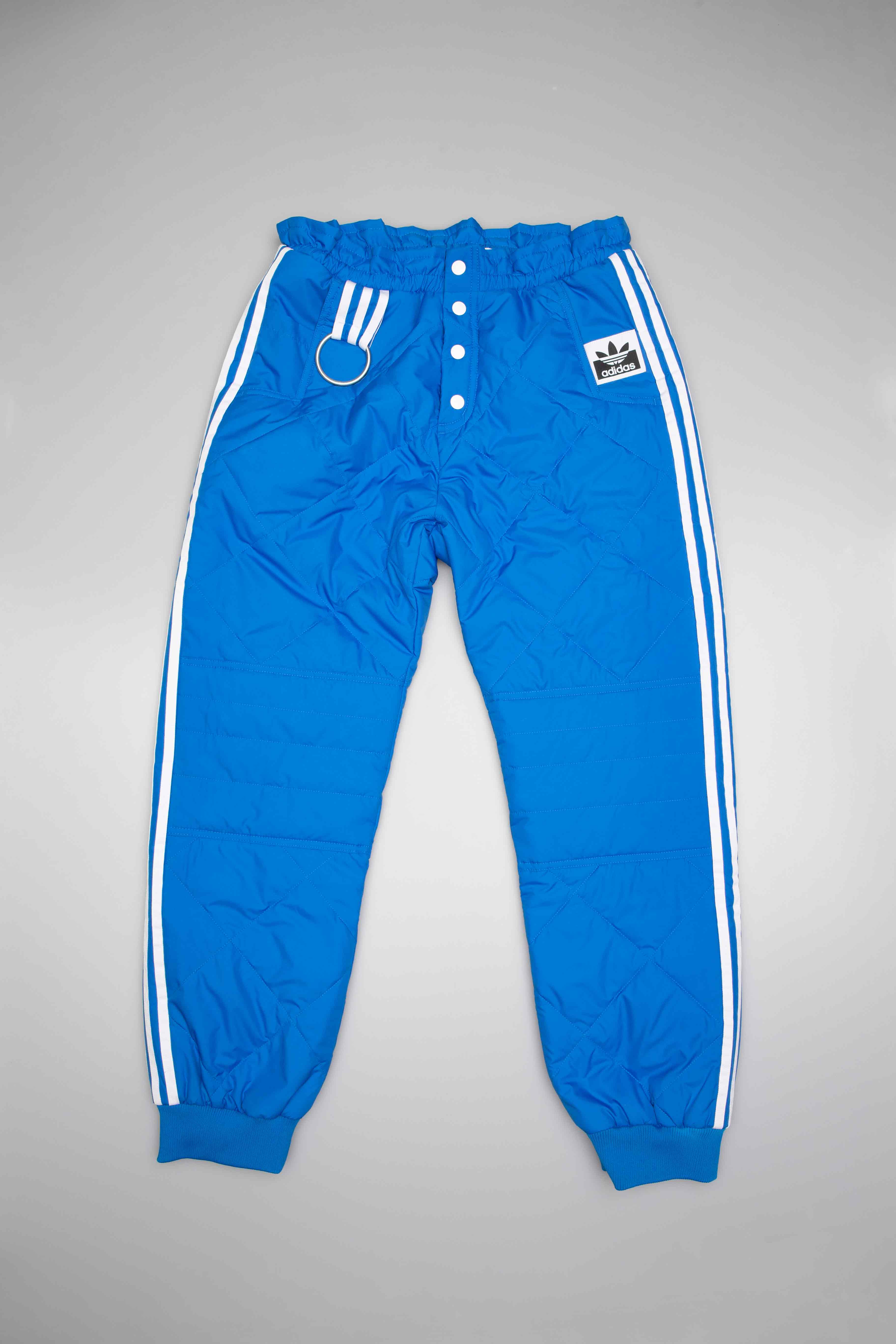 Olivia Oblanc X adidas X Kendall Jenner Quilted Womens Track Pant Blue