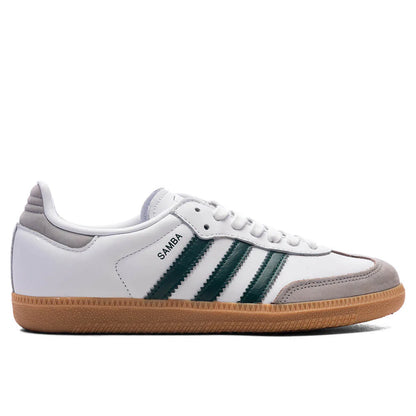 Womens Samba OG Cloud White Core Green Grey Two