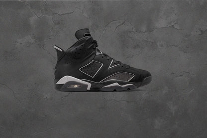 Air Jordan 6 Retro Cap and Gown Black Reflect Silver Black
