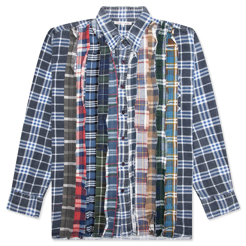 Ribbon Flannel Shirt Assorted