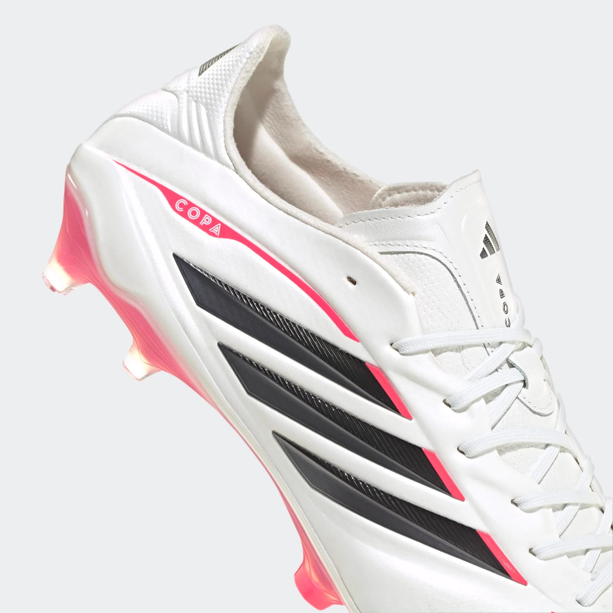 adidas Copa Pure IV Elite FG Firm Ground Mens Soccer Cleats Zero Metal Black Lucid Red