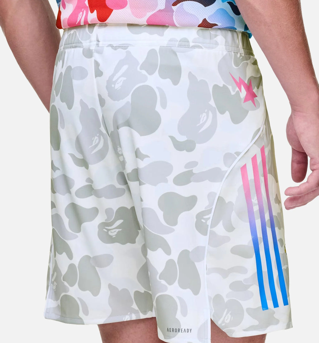 Bape FB Soccer Mens Shorts White
