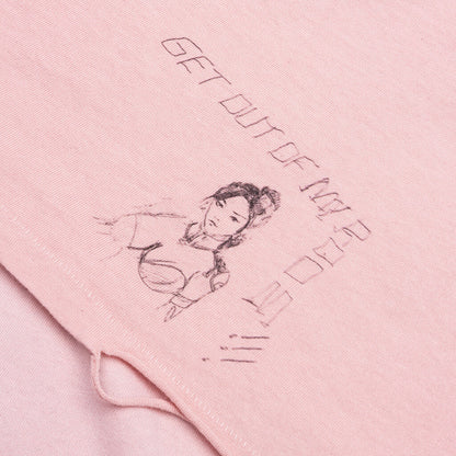 Rehab Romance Pocket Tee Pink